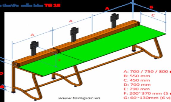 BÀN PHÒNG GAME NET TG16 K700 ( hộp máy trượt ) 1