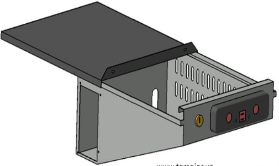 BÀN PHÒNG GAME NET TG16 K700 ( hộp máy trượt ) 3